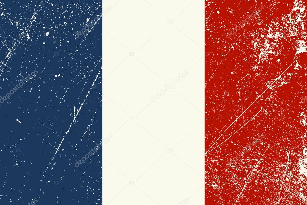 French Flag vintage