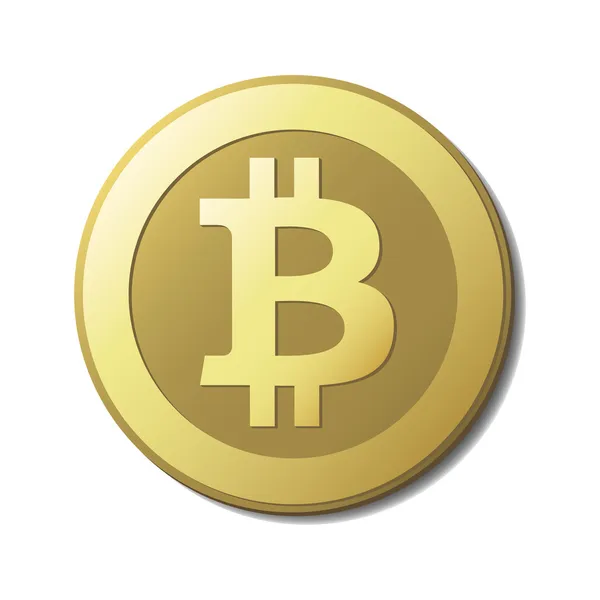 Bitcoin vetorial — Vetor de Stock