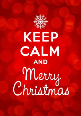 Sakin ve merry christmas tutmak