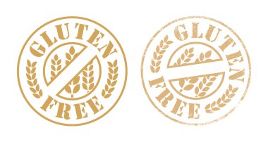 Gluten free rubber stamp ink clipart