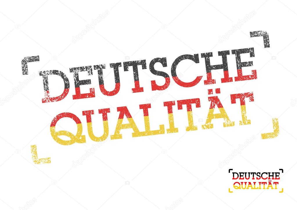 German quality in German — Stock Vector © Thomaspajot 40219819