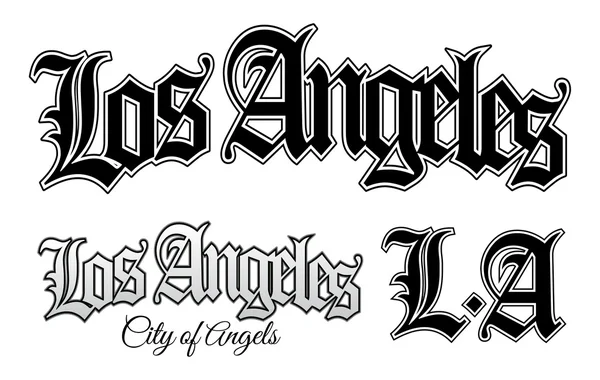 ANGELES LOS — Image vectorielle