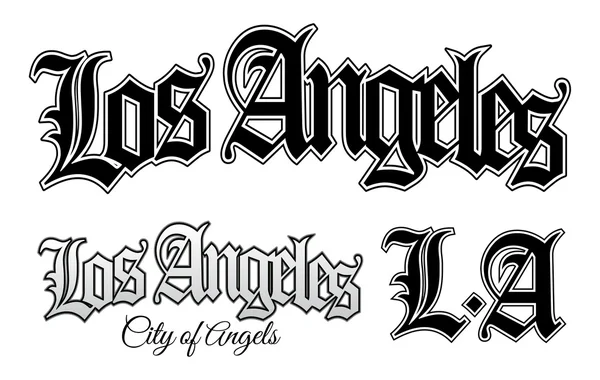 Los angles — Stockvektor