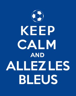 Sakin ve allez les bleus tutmak