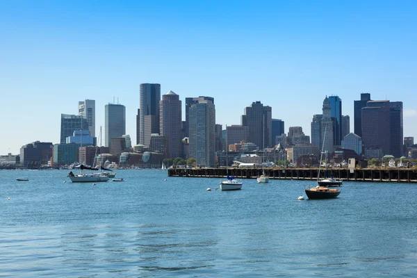 Boston skyline from East Boston, Massachusetts — Stock Photo, Image