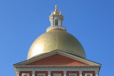 The Old State House for the Commonwealth of Massachusetts in Bos clipart