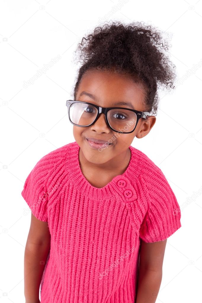 Cute young African American girl