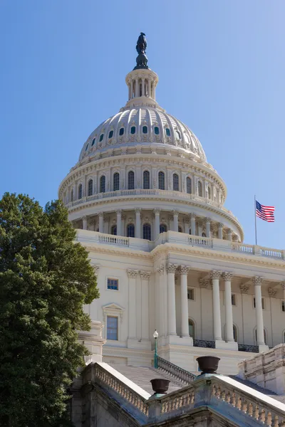 Edificio del Capitolio estadounidense en Washington DC — Foto de Stock