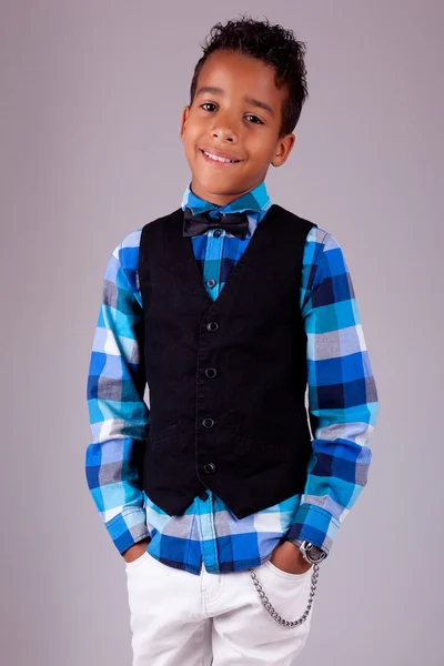 Portrait of a cute african american little boy — Stock Photo, Image