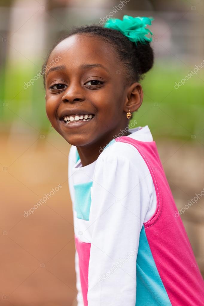 Young Black Teen Girls Outdoor