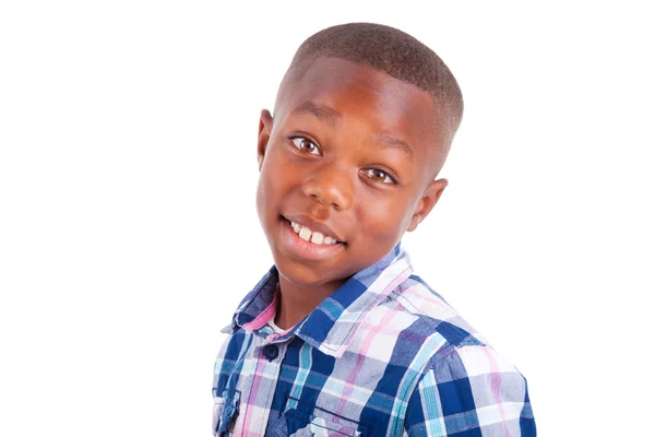 African American boy looking - Black people — Stock Photo, Image