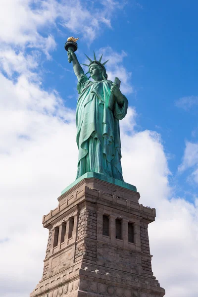 Het Vrijheidsbeeld in New York City Rechtenvrije Stockfoto's