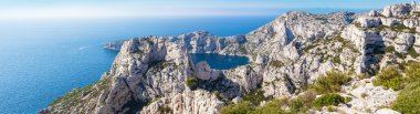 Calanques Marsilya ve france.jpg güneyinde de cassis yakınındaki