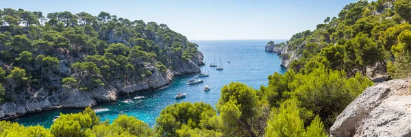 Calanques von Portstift in Cassis — Stockfoto