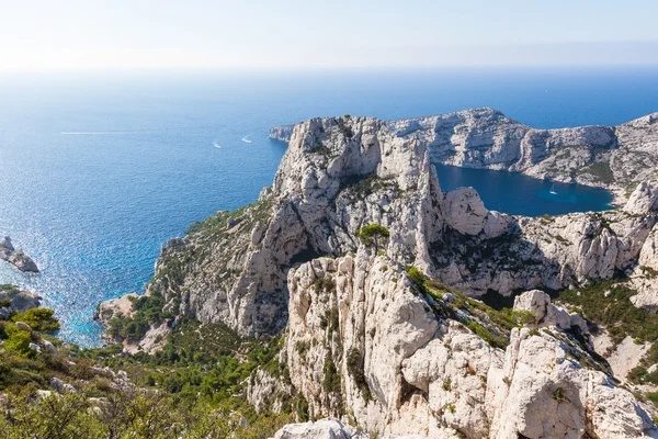 Calanques perto de Marselha e Cassis, no sul da França — Fotografia de Stock