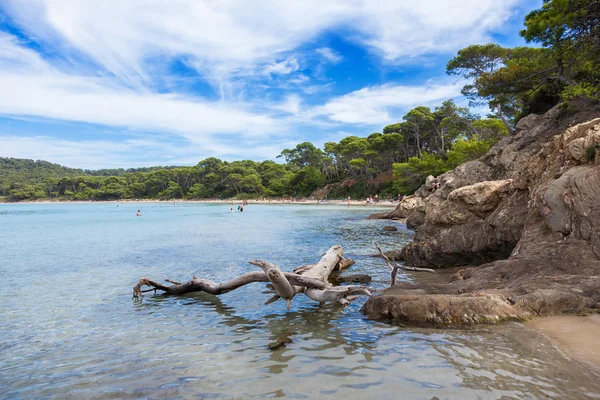 Notre Dame beach in Porquerolles island in France — Stock Photo, Image