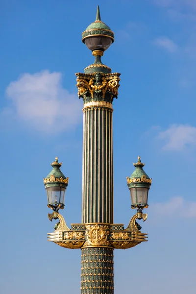 Close up de uma lâmpada de rua Paris - França — Fotografia de Stock