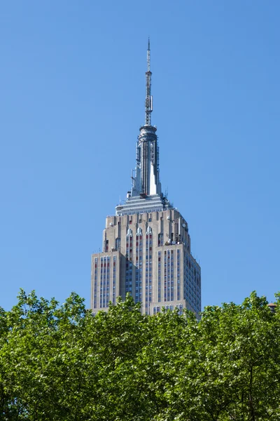 뉴욕시 맨하탄에 엠파이어 스테이트 빌딩 — 스톡 사진