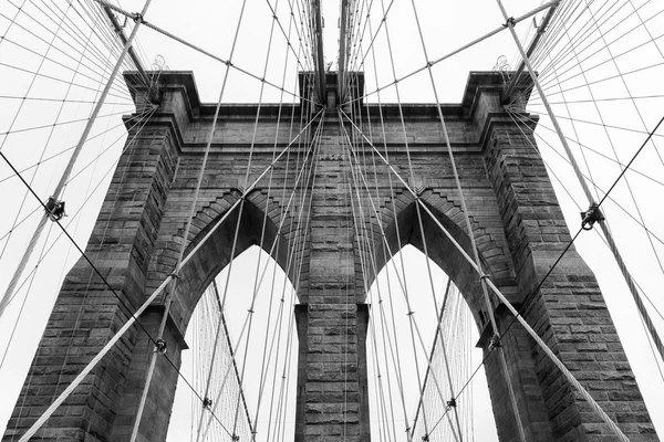 Ponte de Brooklyn em Nova Iorque - EUA — Fotografia de Stock