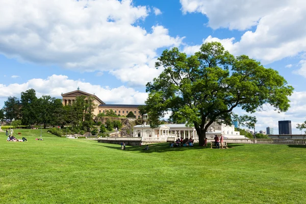 フィラデルフィア美術館公園 - ペンシルバニア - 米国 — ストック写真