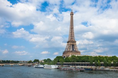 paris, Fransa, Eyfel Kulesi ve seine Nehri
