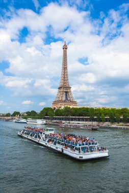 paris, Fransa, Eyfel Kulesi ve seine Nehri