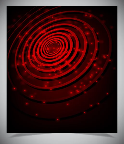 Fondo brillante abstracto rojo — Vector de stock