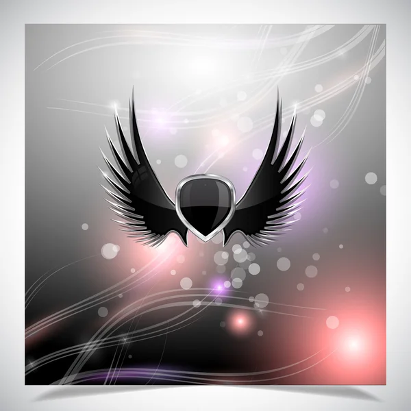 Abstract background with wings. — Stock Vector