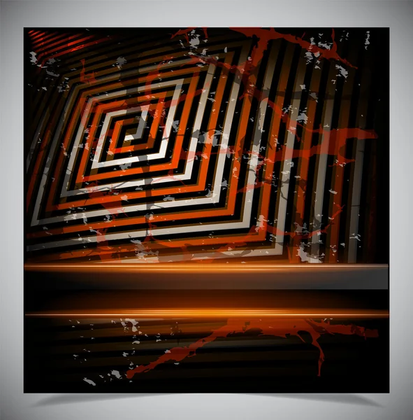 Fond techno abstrait coloré lisse — Image vectorielle