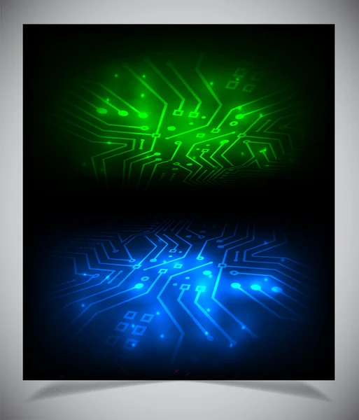 Abstracte gloeiende achtergrond — Stockvector