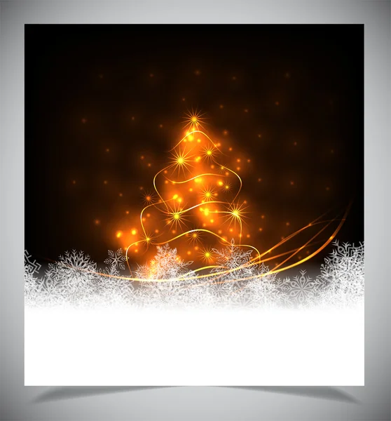 Modern abstract christmas tree, eps 10 — Stock Vector