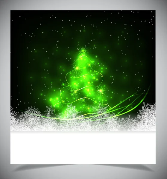 Arborele modern de Crăciun abstract, eps 10 — Vector de stoc