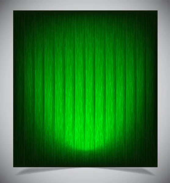 Abstract green wood background — Stock Vector