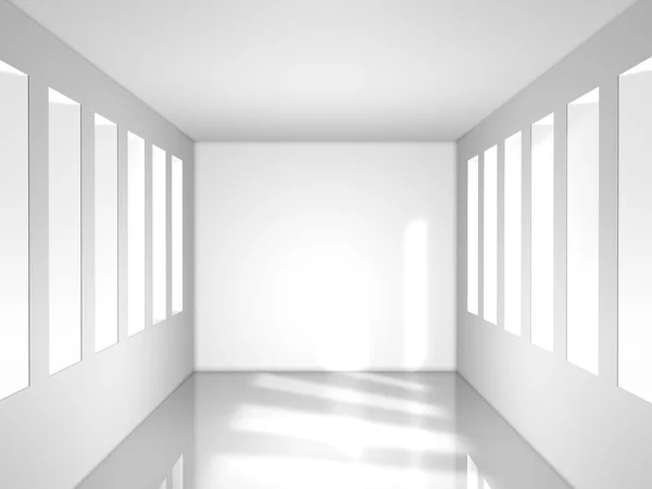 Light white room with window — Stock fotografie