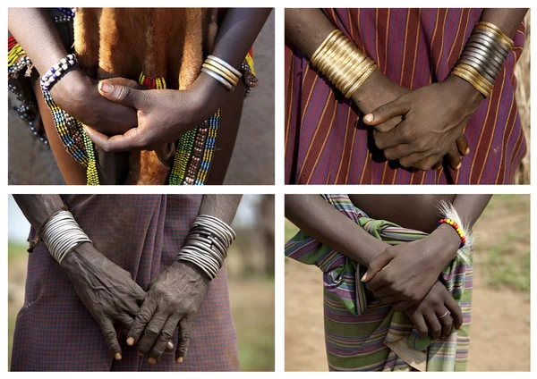Hands of the Ethiopian women — Stock Photo, Image