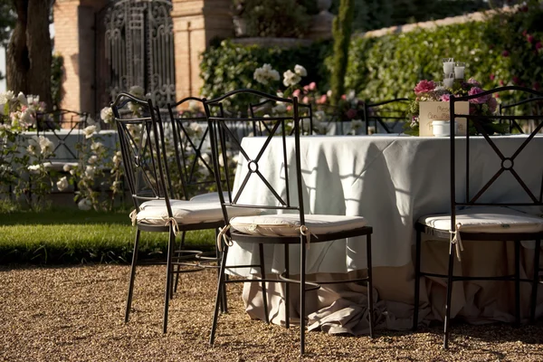 Banquet tables — Stock Photo, Image