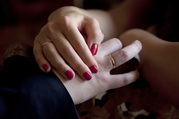 新婚の手 — ストック写真