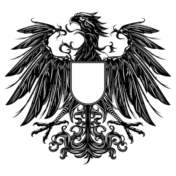 beyaz izole hanedan tarzı kartal