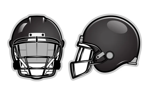 Voetbal helm — Stockvector