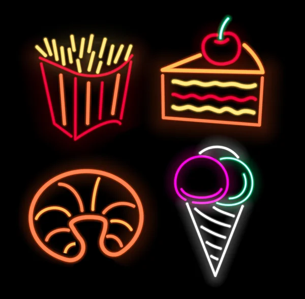 Neon fastfood