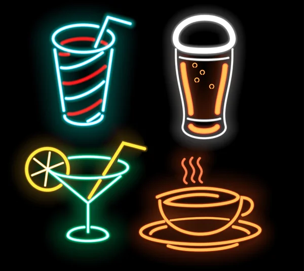 Neon fastfood