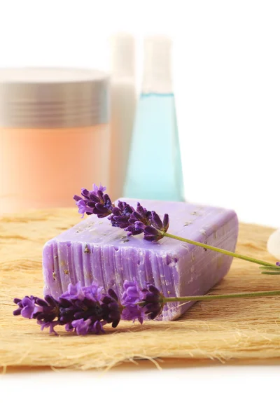 Bar Of Lavender Soap — Stock Photo, Image