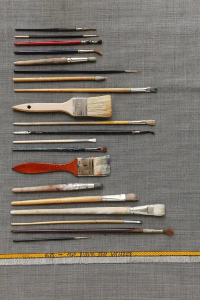 Old Paintbrushes — Stock Photo, Image