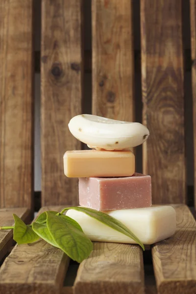 Bars Of Homemade Soaps — Stock Photo, Image