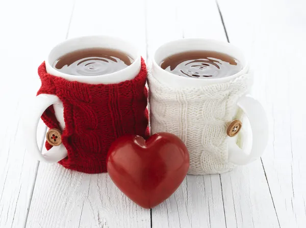 Taza de té para los amantes —  Fotos de Stock