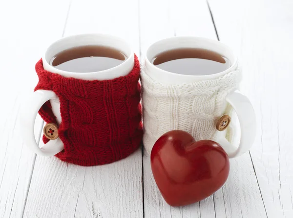 Taza de té para los amantes —  Fotos de Stock