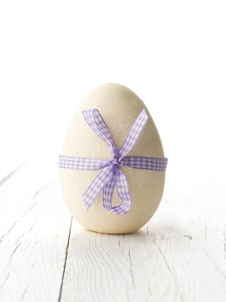Easter Eggs With Ribbon — Stock Photo, Image