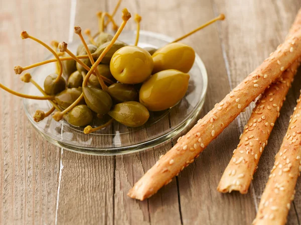 Olives And Capers — Stock Photo, Image