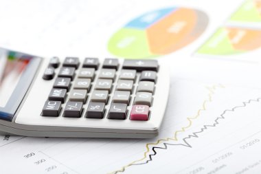 finansal veri analizi. Hesap makinesinde sayma.