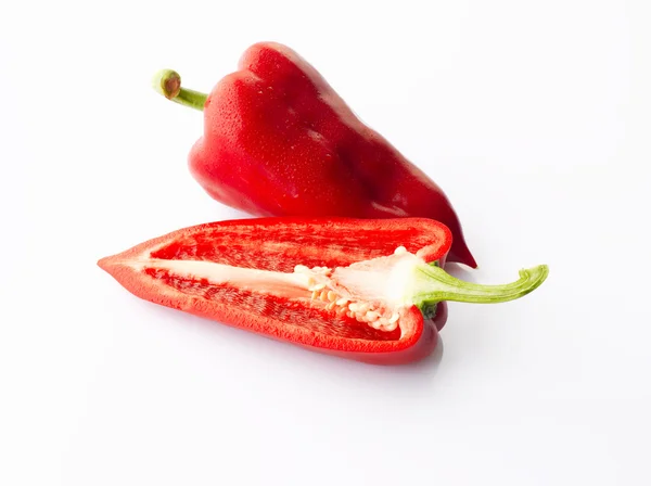 Zelenina: Špičaté paprika — Stock fotografie